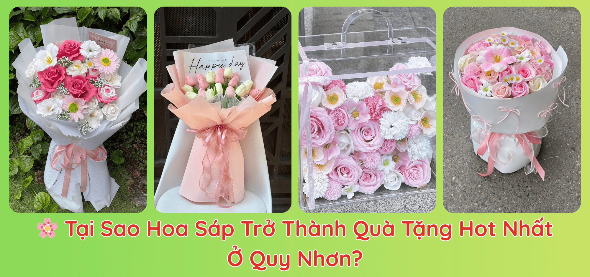 Tại Sao Hoa Sáp Trở Thành Quà Tặng Hot Nhất Ở Quy Nhơn Tiemnhagao