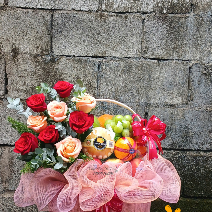 1.giỏ Trái Cây Cao Cấp Khai Trương Quy Nhơn