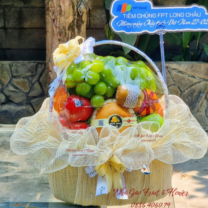 11. Giỏ Trái Cây Tặng đối Tác Quy Nhơn
