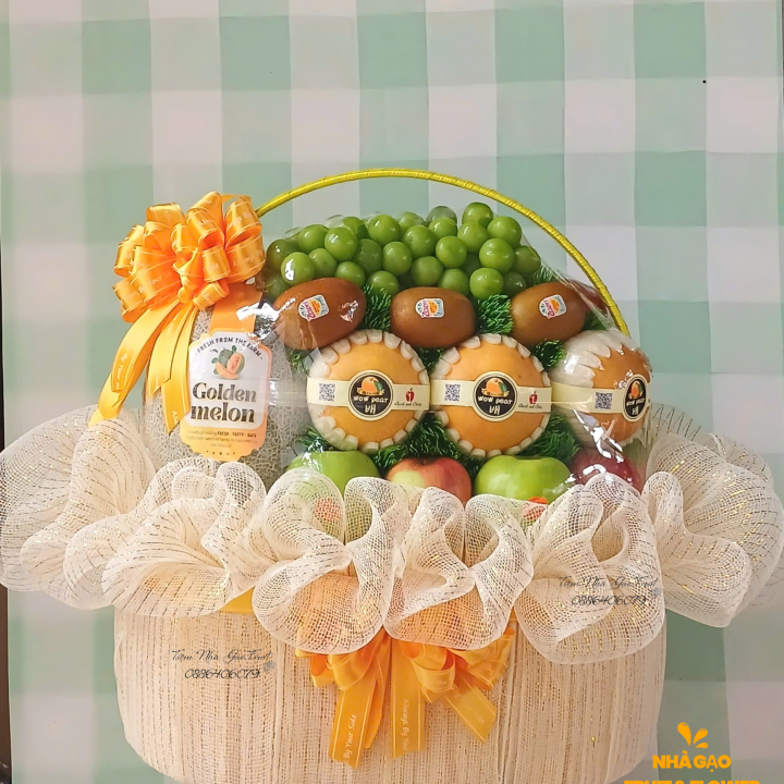 2.giỏ Trái Cây Mừng Nhà Mới Quy Nhơn