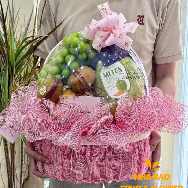 2.giỏ Trái Cây Mừng Tân Gia Quy Nhơn
