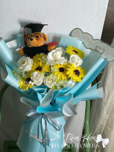 3.bó Hoa Sáp Tốt Nghiệp Quy Nhơn