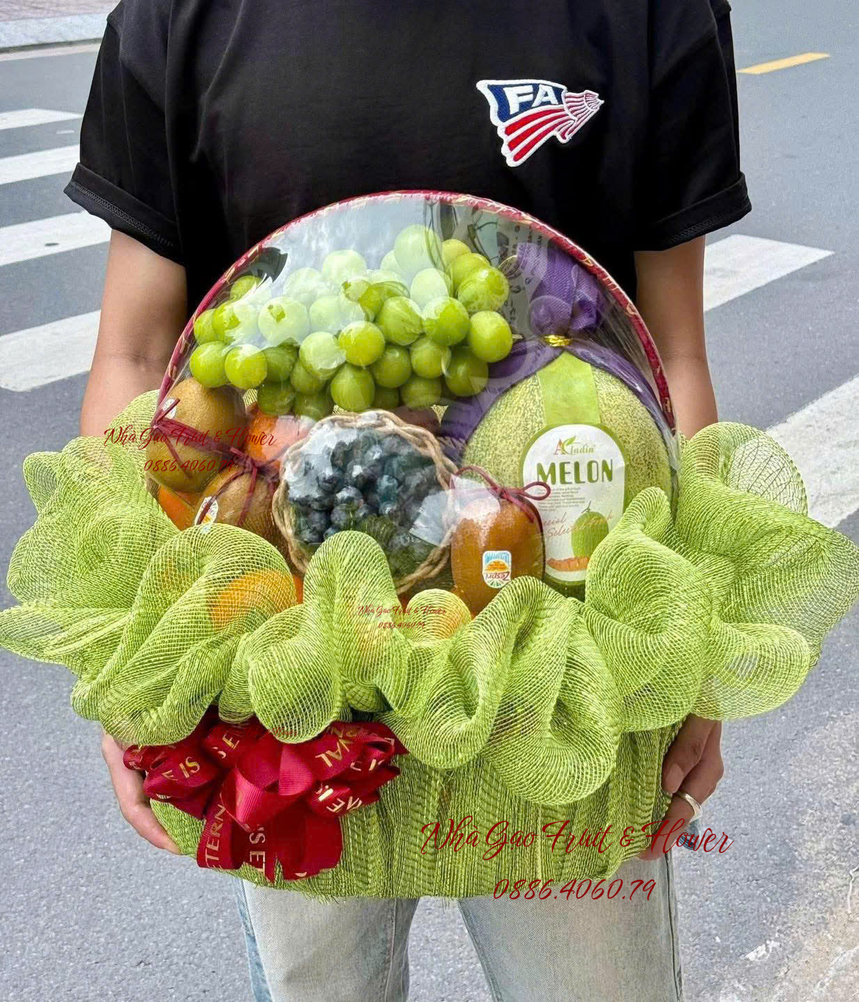 6. Giỏ Trái Cây Sang Trọng Trung Thu Quy Nhơn