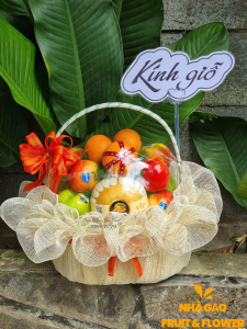 GiỎ TrÁi CÂy Sang TrỌng Đi GiỖ