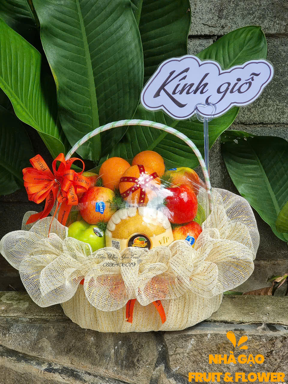 GiỎ TrÁi CÂy Sang TrỌng Đi GiỖ