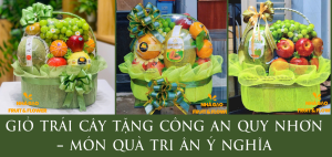 GiỎ TrÁi CÂy TẶng CÔng An Quy NhƠn – MÓn QuÀ Tri Ân Ý NghĨa