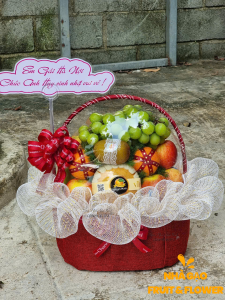 GiỎ TrÁi CÂy TƯƠi ThĂm BỆnh Quy NhƠn – QuÀ TẶng SỨc KhỎe TỪ NhÀ GẠo Flower