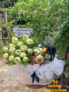 Giỏ Trái Cây Tang Lễ Sang Trọng Quy Nhơn Giao Gấp