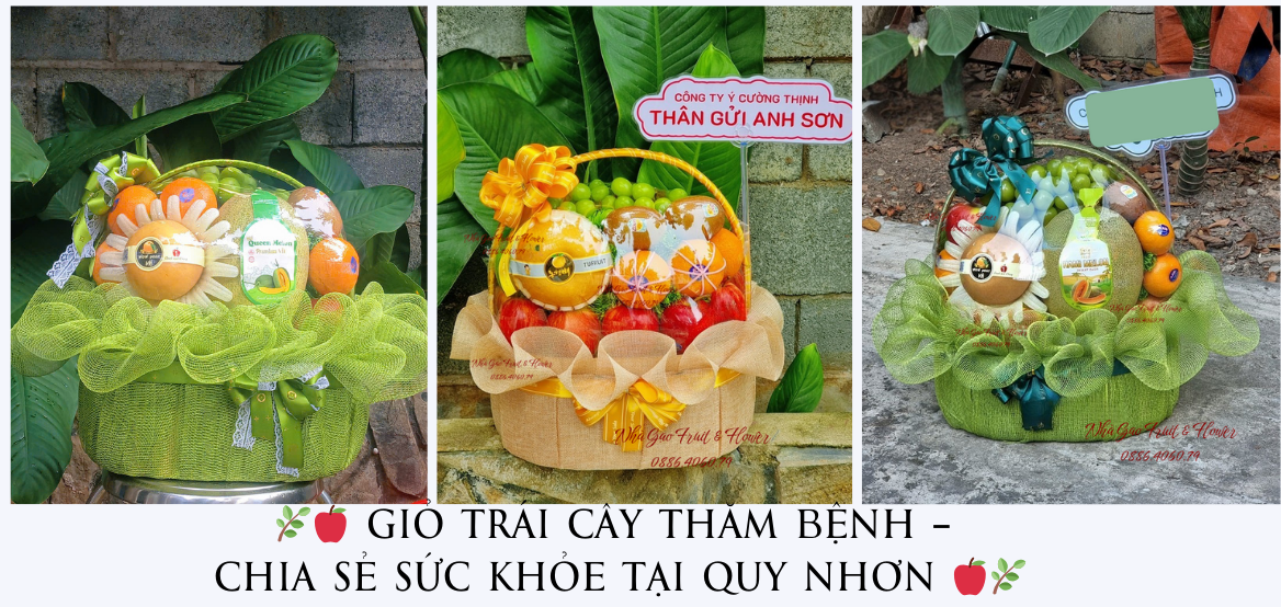 🌿🍎 GiỎ TrÁi CÂy ThĂm BỆnh – Chia SẺ SỨc KhỎe TẠi Quy NhƠn 🍎🌿