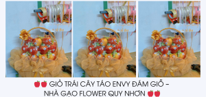 🍎🍎 GiỎ TrÁi CÂy TÁo Envy ĐÁm GiỖ – NhÀ GẠo Flower Quy NhƠn 🍎🍎
