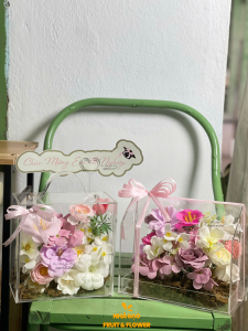 🎁 HỘp Mica Hoa SÁp TẶng ĐỂ ĐƯỢc HoÀi ChỈ 3xx 🎁