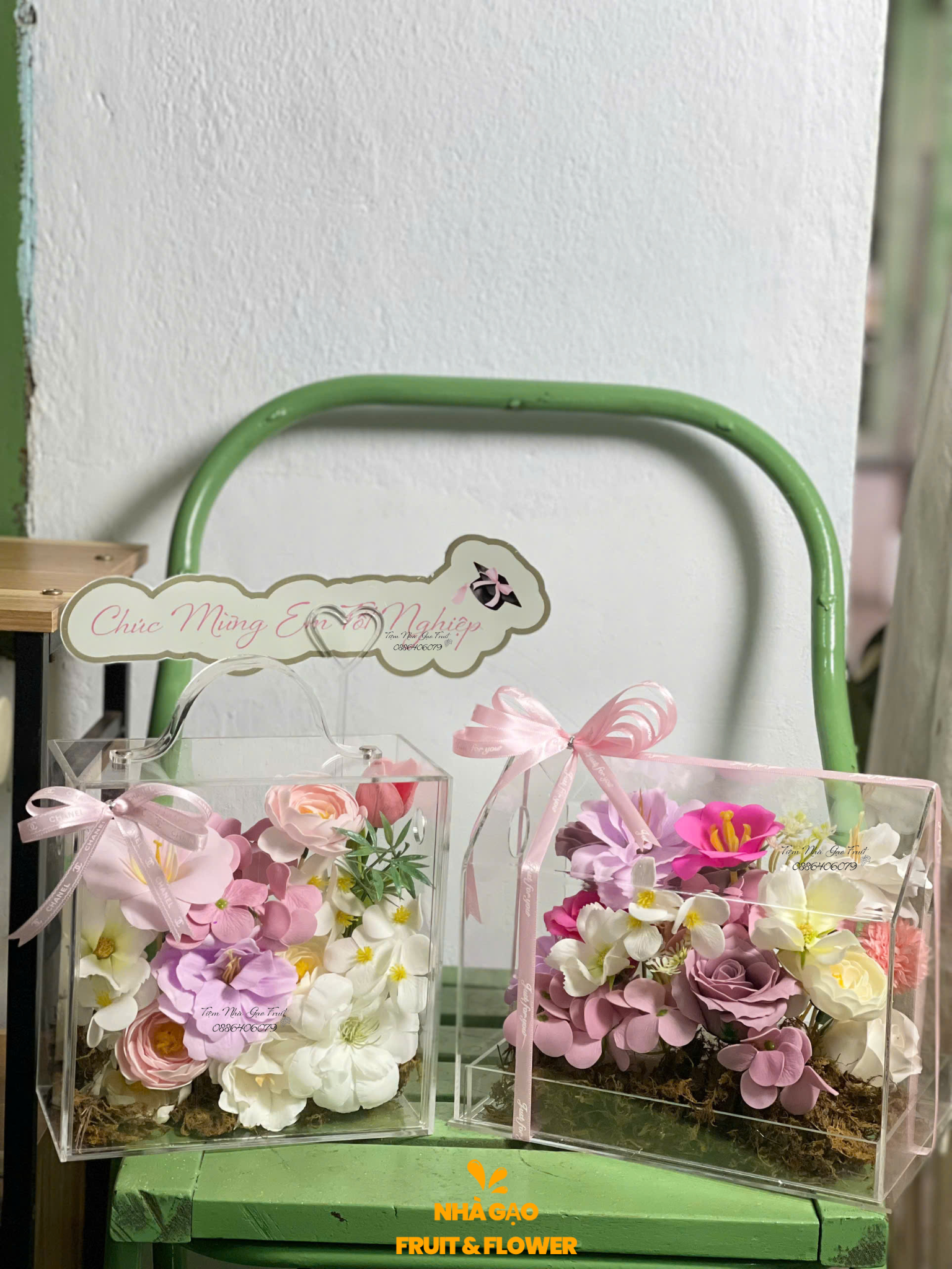 🎁 HỘp Mica Hoa SÁp TẶng ĐỂ ĐƯỢc HoÀi ChỈ 3xx 🎁