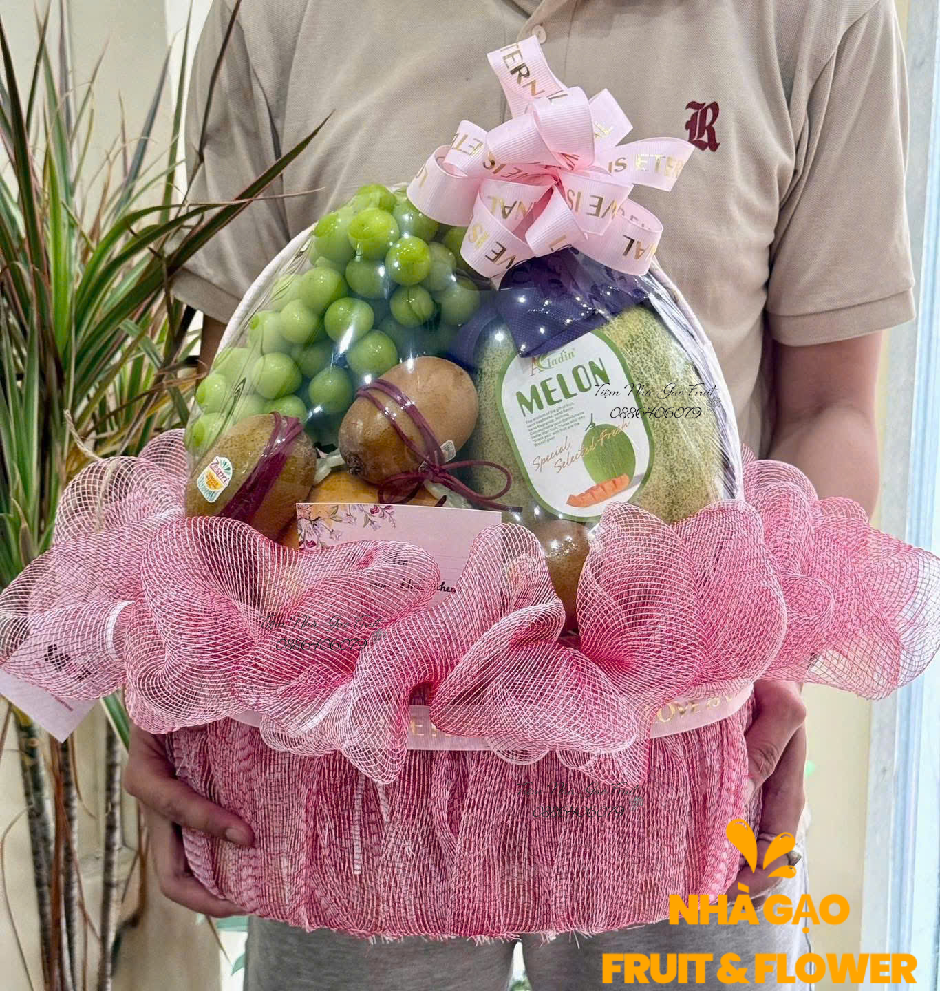 2.giỏ Trái Cây Mừng Tân Gia Quy Nhơn