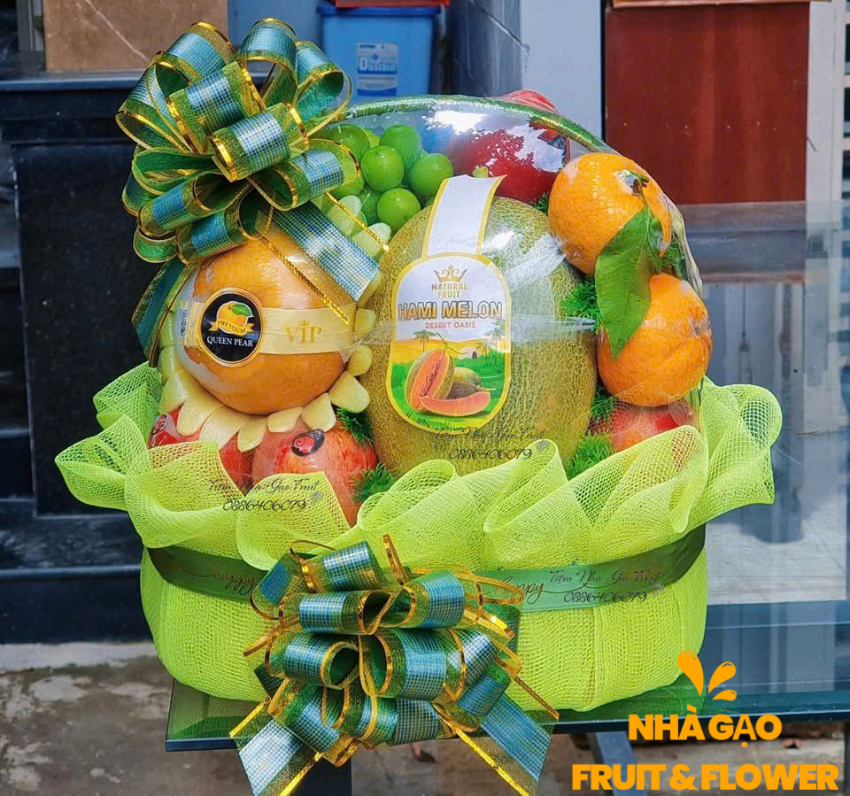 3. Giỏ Trái Cây Cao Cấp Mừng Khai Trương Chi Nhánh Quy Nhơn