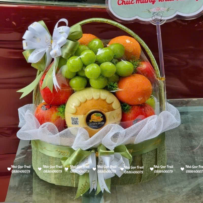 3. Giỏ Trái Cây Mừng Mở Chi Nhánh Mới Quy Nhơn
