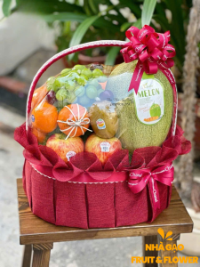 3.giỏ Trái Cây Sang Trọng Mừng Thăng Chức Quy Nhơn