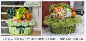 GiỎ QuÀ BiẾu TrÁi CÂy NhẬp KhẨu Quy NhƠn – NhÀ GẠo Fruit 🎁🍇