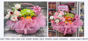 GiỎ TrÁi CÂy Cao CẤp NhẬp KhẨu Quy NhƠn Giao Nhanh – NhÀ GẠo Fruit