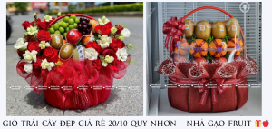 GiỎ TrÁi CÂy ĐẸp GiÁ RẺ 20-10 Quy NhƠn – NhÀ GẠo Fruit 🎁🍎