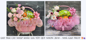 GiỎ TrÁi CÂy NhẬp KhẨu GiÁ TỐt Quy NhƠn 20-10 – NhÀ GẠo Fruit 🎁🍇