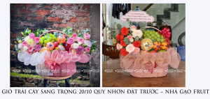 GiỎ TrÁi CÂy Sang TrỌng 20-10 Quy NhƠn ĐẶt TrƯỚc – NhÀ GẠo Fruit