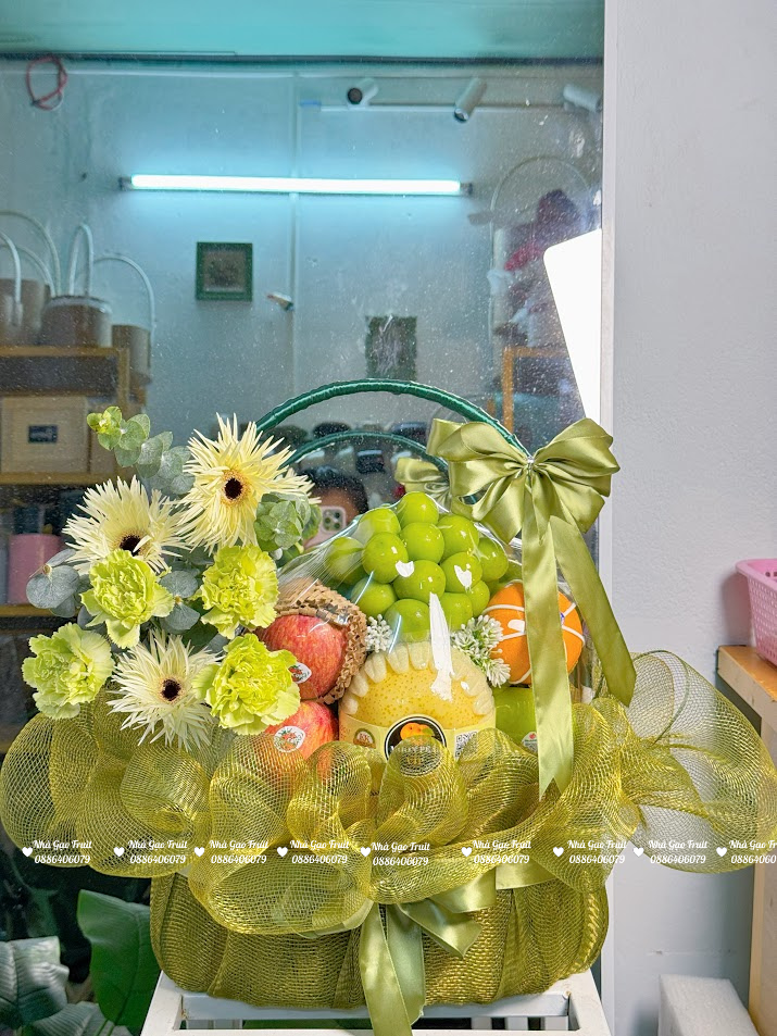 Giỏ Trái Cây Dâng Tổ Nghiệp ở Quy Nhơn - Nhà Gạo Flower