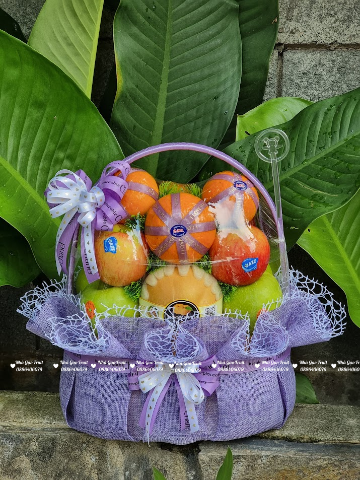 Giỏ Trái Cây Lễ Tổ Nghề Tươi Ngon Tại Nhà Gạo Flower