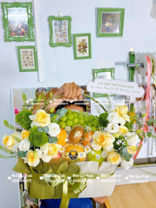 GiỎ TrÁi CÂy 20-11 ChỈ 350k Quy NhƠn – QuÀ Tri Ân Sang TrỌng TẠi NhÀ GẠo Fruit 🎁🍇