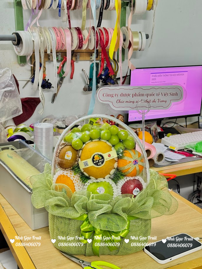 GiỎ TrÁi CÂy Sinh NhẬt – QuÀ TẶng Ý NghĨa 🎁🍇 - Copy