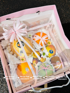 HỘp TrÁi CÂy 20-11 Tone HỒng – NgỌt NgÀo, Thanh LỊch, TẶng ThẦy CÔ CỰc ĐẸp