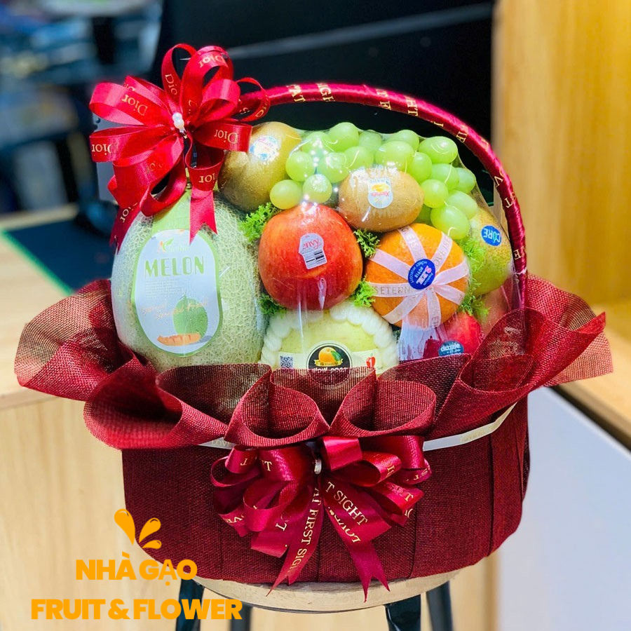 Giỏ Trái Cây Cảm Ơn Thanh Nhã Quy Nhơn – Nhà Gạo Fruit