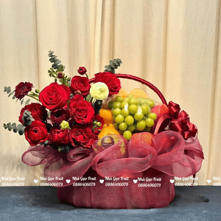 Giỏ Trái Cây Khai Trương Phú Quý – Nhà Gạo Fruit Quy Nhơn