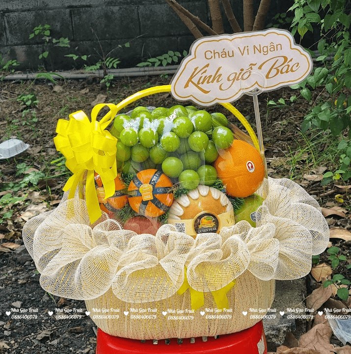Giỏ Trái Cây Khai Trương Thành Công – Nhà Gạo Fruit Quy Nhơn
