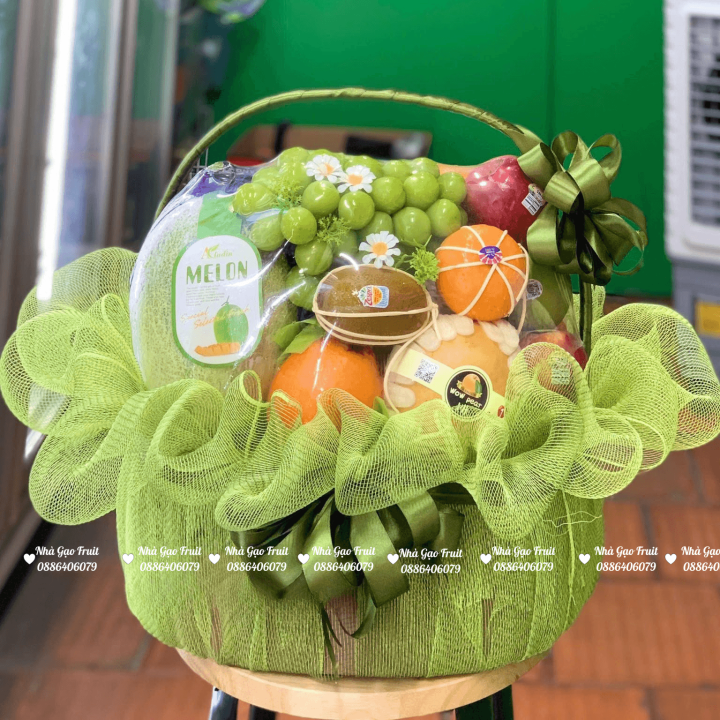 Giỏ Trái Cây Tặng Bệnh Nhân Quy Nhơn – Lịch Sự, Ý Nghĩa