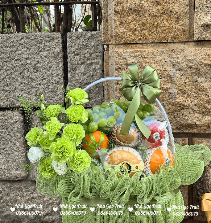 Giỏ Trái Cây Tặng Sinh Nhật Đẹp Quy Nhơn – Nhà Gạo Fruit Thiết Kế Theo Yêu Cầu, Giao Nhanh