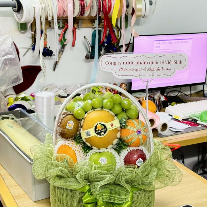 Giỏ Trái Cây Thăm Bệnh Phòng Khám Đa Khoa Phúc Lộc – Nhỏ Gọn, Tiện Lợi (2)