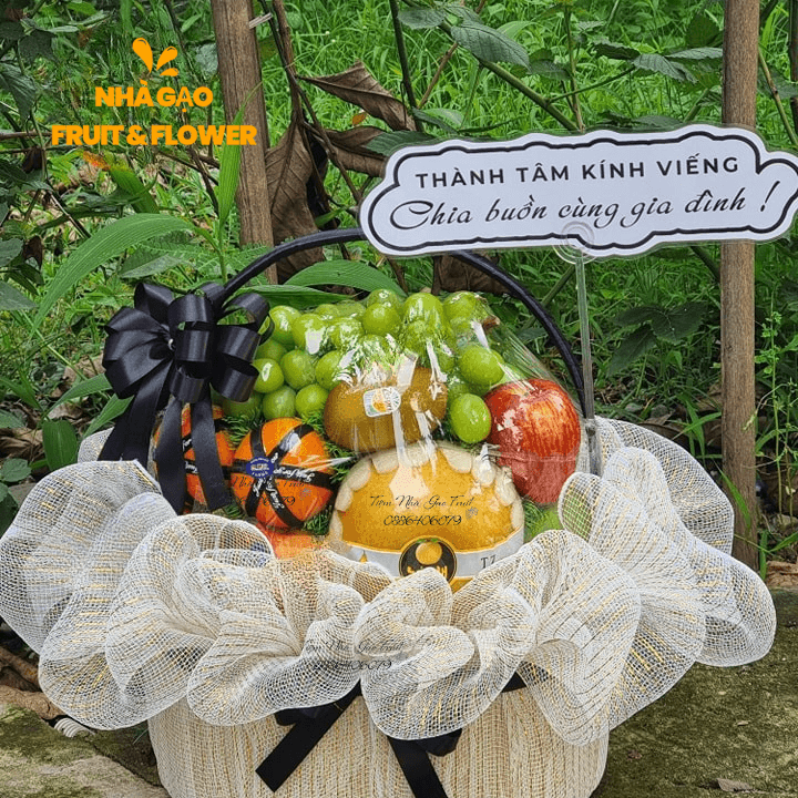 Giỏ Trái Cây Viếng đám Tang Sang Trọng Quy Nhơn