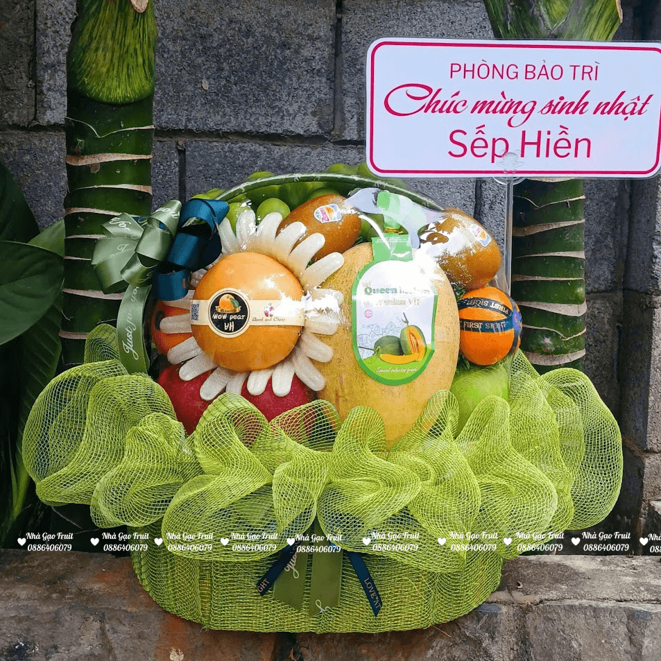 Giỏ Trái Cây 20.10 Tặng Người Yêu Quy Nhơn Ngọt Ngào