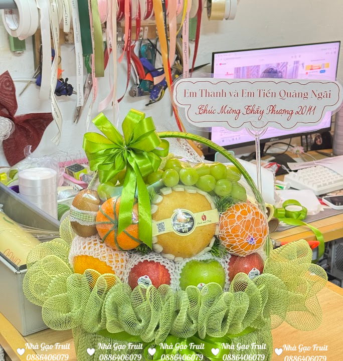 Giỏ Trái Cây Sinh Nhật Công Ty Quy Nhơn