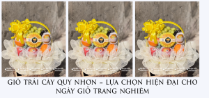 Giỏ Trái Cây Quy Nhơn – Lựa Chọn Hiện đại Cho Ngày Giỗ Trang Nghiêm