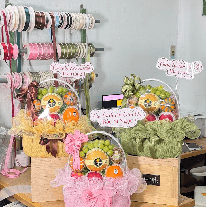 Giỏ Trái Cây Khai Trương Tặng đối Tác Quy Nhơn