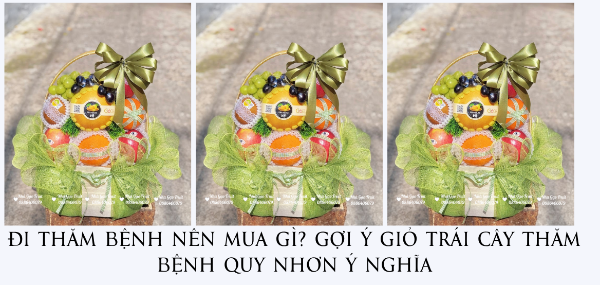 Giỏ Trái Cây Thăm Bệnh