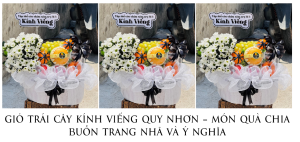 Giỏ Trái Cây Kính Viếng Quy Nhơn – Món Quà Chia Buồn Trang Nhã Và Ý Nghĩa