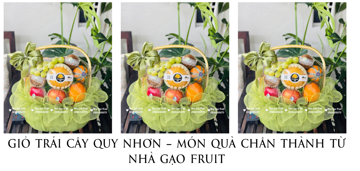 Giỏ Trái Cây Quy Nhơn – Món Quà Chân Thành Từ Nhà Gạo Fruit