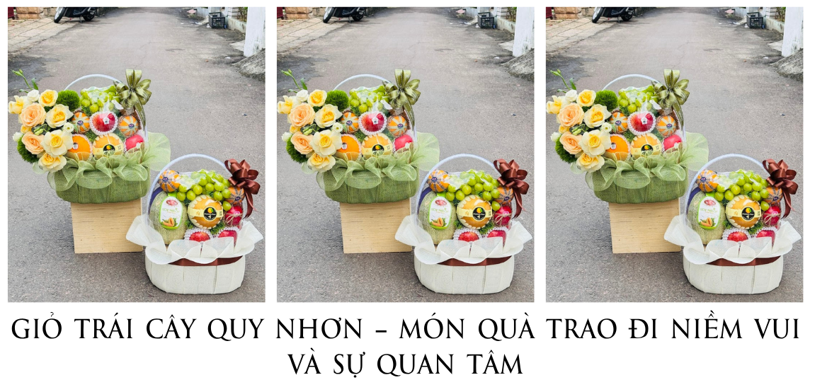 Giỏ Trái Cây Quy Nhơn – Món Quà Trao Đi Niềm Vui Và Sự Quan Tâm