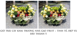 GiỎ TrÁi CÂy Khai TrƯƠng NhÀ GẠo Fruit – Tinh TẾ, ĐẸp VÀ ĐẦy ThÀnh Ý