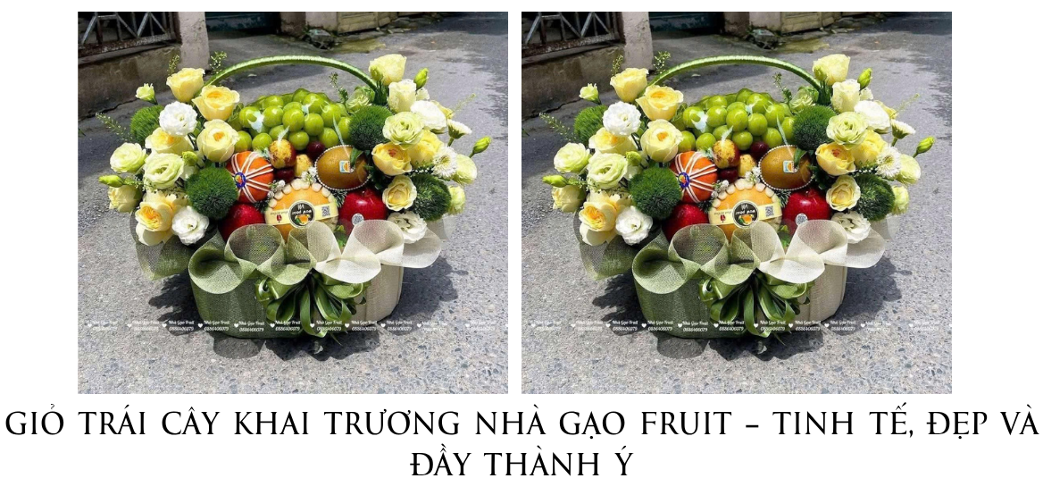 GiỎ TrÁi CÂy Khai TrƯƠng NhÀ GẠo Fruit – Tinh TẾ, ĐẸp VÀ ĐẦy ThÀnh Ý