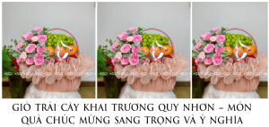 GiỎ TrÁi CÂy Khai TrƯƠng Quy NhƠn – MÓn QuÀ ChÚc MỪng Sang TrỌng VÀ Ý NghĨa