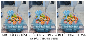 GiỎ TrÁi CÂy KÍnh GiỖ Quy NhƠn – MÓn LỄ Trang TrỌng VÀ ĐẦy ThÀnh KÍnh
