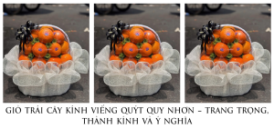 GiỎ TrÁi CÂy KÍnh ViẾng QuÝt Quy NhƠn – Trang TrỌng, ThÀnh KÍnh VÀ Ý NghĨa